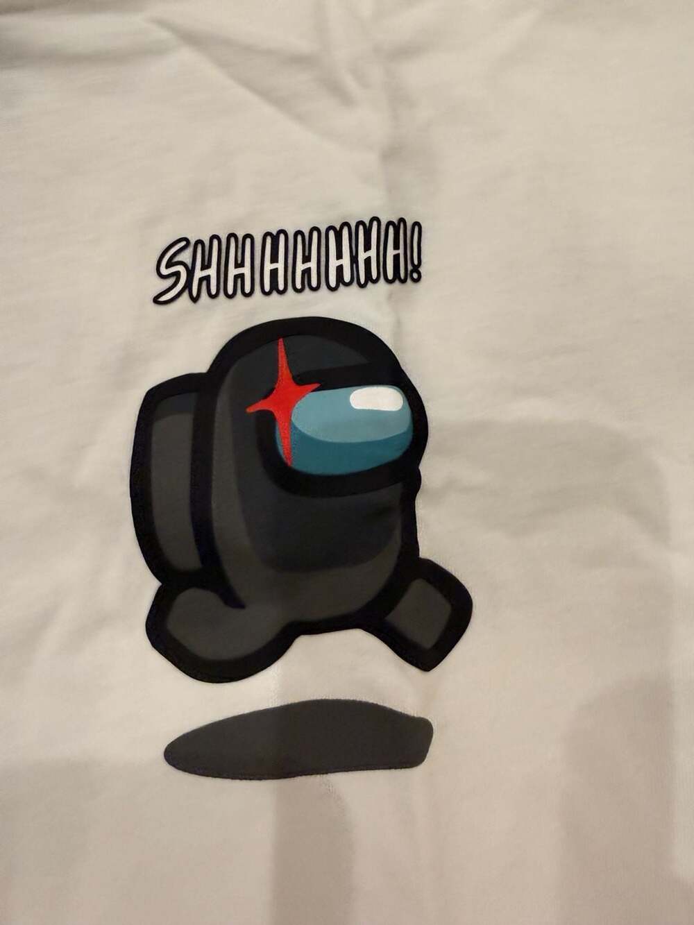 Zara Kids Among Us "Impostor" Graphic T-Shirt Size 8 - Picture 2 of 5